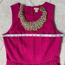 J.Crew  Pink Sleeveless Crew Neck Flare Dress Sz Small Photo 1