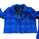 House of Harlow  1960 x Revolve 2 Piece Suit set shorts blazer blue  L Photo 2