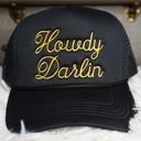 Howdy Darlin Trucker Hat Black Photo 0