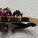 Ruby Gold Tone, Pink , & Purple Spinel Ring Photo 5