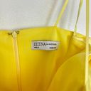 Mac Duggal  Bustier Side Ruched Bodycon Gown in Lemon Yellow Size US 8 Photo 7