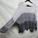 Wooden Ships  Oversized Boxy Colorblock Pullover Sweater Size M/L Photo 2