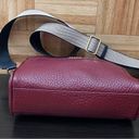 Furla  Avril BAPWAVR Burgundy Wine Pebbled Leather Guitar Strap Crossbody Bag Photo 6