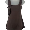 Arden B  Square Neck Tank Brown Purple Top Sz S Photo 0