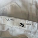 Rag and Bone  White Darted High Waisted Paperbag Belted Denim Mini Skirt 26 Jean Photo 5