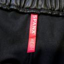 Spanx NWT  Leather Like Jogger in Noir Black Faux Vegan Pull-on Pants 2X Photo 4