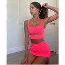 Alo Yoga Match Point Tennis Skirt Fluorescent Pink Coral S Photo 14