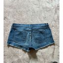 Juicy Couture  Womens Blue Denim Jean short shorts cut off Size 30 Photo 5