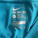 Nike The  Tee Athletic Cut Dri-Fit Blue T-shirt Size Small Photo 11