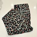 Sweaty Betty NWOT  Power 7/8 Workout Leggings in Green Leopard Splash Size 8 Photo 2