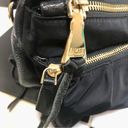 Aimee Kestenberg Saratoga Black Leather Carnival Satchel Gold Hardware No Strap Photo 3