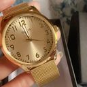 GUESS gold tone analog watch MESH BAND ADJUSTABLE BRACELET  Photo 0