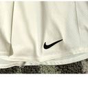 Nike  Womens DRI-FIT Skort Mini Skirt Sporty Preppy White Black Swoosh Photo 1