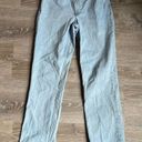 Abercrombie & Fitch  curve love Ultra High Rise 90s Straight Jean Criss Cross Photo 1