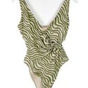 ANDIE NWT  The Capri One Piece Swimsuit Flat Bias Stripe Olive Size Medium M NEW Photo 1