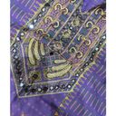 DULL PURPLE PRINTED 3PC SALWAR KAMEEZ DUPATTA SUIT EMB LADIES Size L Photo 8