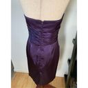 David's Bridal  purple strapless dress size 6 Photo 2