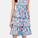 Betsey Johnson Floral Dress Ruffled Blue Pink Size 2 XS EUC Photo 10