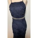 None Long blue fancy dress size small Photo 1