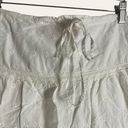 Juicy Couture Vintage  White Tiered Eyelet A-Line Mini Skirt Size Small Photo 1