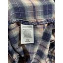 Treasure & Bond Plaid Flannel Button Down Shirt--Blu/Rd Rayon/Acr L/S 3XL Women’s Photo 5