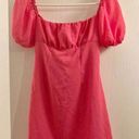 Pink Tie Back Mini Dress Size XS Photo 0