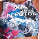 Peloton  x With Wear It To Heart Paint Splatter Sports Bra | Mesh Photo 0