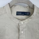 Polo 2023  Ralph Lauren Women's Cinch Elastic Cuff Button Front Blouse Med Photo 1