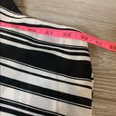 City Chic  tie shoulder striped tank top black white sz 20 Photo 5