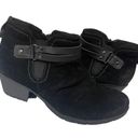 Earth Origins  Women's Oakland Odel Ankle Bootie Black Suede Size 10M NWOB Photo 1