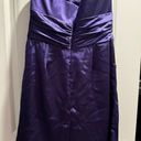 David's Bridal Purple Bridesmaid Dress Photo 1