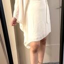 Halston Heritage asymmetrical flowy sleeves dress Photo 3