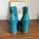 Marc Fisher Blue Crocodile Boots Photo 3