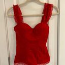 Spirit Halloween Red Lace Corset Photo 2