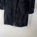 Mulberry Vintage  Street Black Coat Soft Giraffe Print Button Front Jacket Size M Photo 8