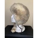 Saint Laurent Vintage YSL Yves  fur‎ bonnet hat with pompoms One Size Photo 3