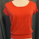 Jones Wear  orange knit shirt Size M New With Tags Photo 0