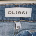 DL1961 Medium Wash Denim High Rise Lara InstaSculpt Cropped Flare Jeans size 28 Photo 3