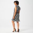 Sam Edelman  Python Snake Print High Neck Dress Size 1X Photo 1