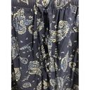 Ralph Lauren Polo  Sleep Pants Women Medium Navy Paisley Elastic Waist Drawstring Photo 4