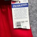 Pendleton  Skirt Womens 10 Red Lined Virgin Wool Pencil Midi Vintage 90s Classic Photo 15