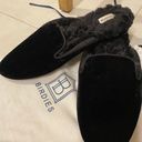 Birdies Black Faux Fur Slip-ons Photo 0