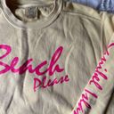 Comfort Colors S Yellow Pink “Beach Please Sanibel Island” Crewneck Sweatshirt Photo 2