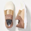 APL TechLoom Bliss Slip On Knit Running Shoes Almond Champagne Pristine Photo 0