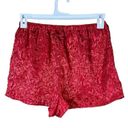 Victoria's Secret Vintage Victoria Secret Gold Label Red Sleep Shorts Photo 2