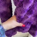 Esley Nwt  Purple Faux Fur Jacket Photo 6