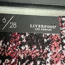 Liverpool NWT  Stitchfix Bia Knit Pencil Skirt Slip On Pink Black Plaid 6 / 28 Photo 3