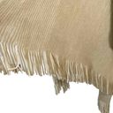 Vince Camuto  Womens Beige Tasseled‎ Poncho One Size Photo 5