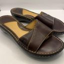 Born concept  BOC Women's Sandals Size 8M Strapped Brown Slip On EUC Photo 0