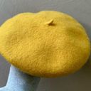 Wool Beret Yellow Photo 2